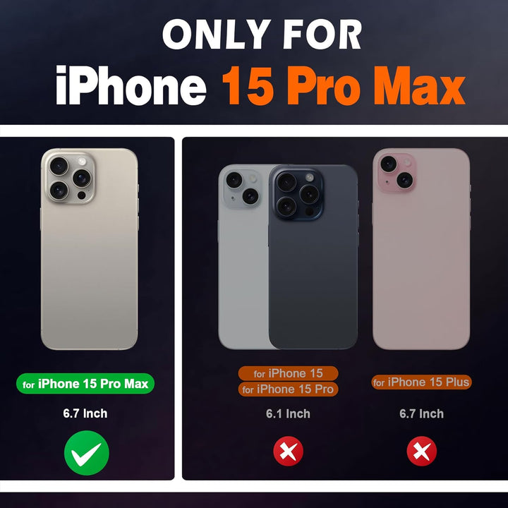 SHIELDON Hülle für iPhone 15 Pro Max, Handyhülle [Kartenfächer] [Echtes Rindsleder] [Standfunktion]