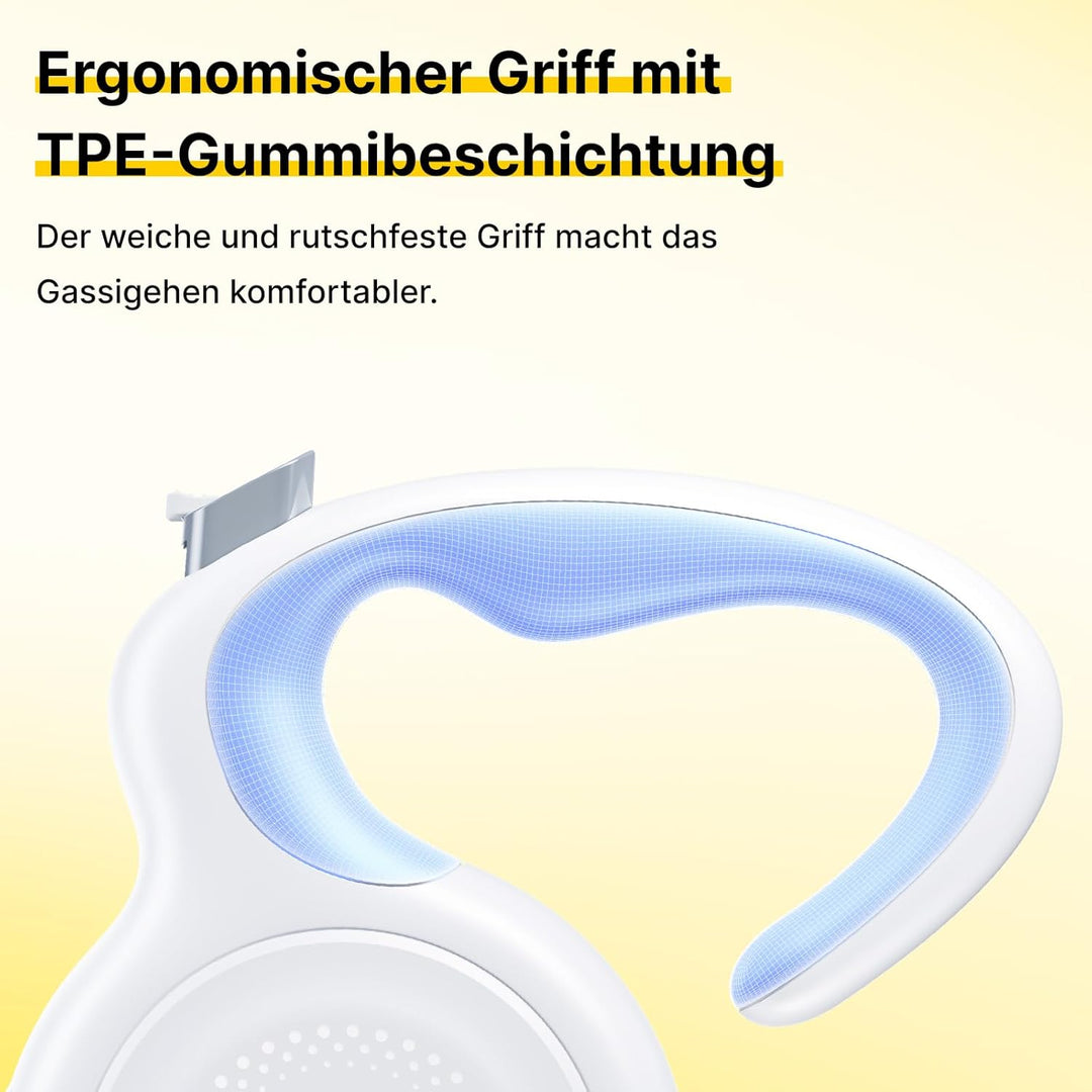 Hundeleine 5m,Rollleine Active Brake Schwere Leine für Mittlere und grosse Hunde Geeignet für Hunde