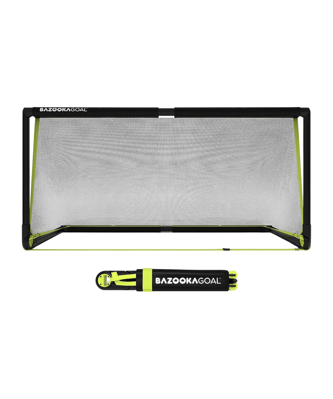 BazookaGoal Mini-Fussballtor | Black Edition | Indoor/Outdoor | Kompakt & stabil | Mobil & klappbar