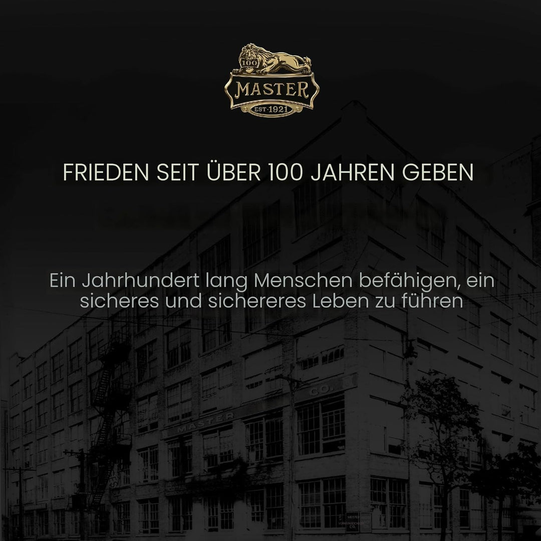 Master Lock 379ATPY Universalschloss für Anhängerkupplung, Schwarz Anhängerkupplung Schloss, Anhänge