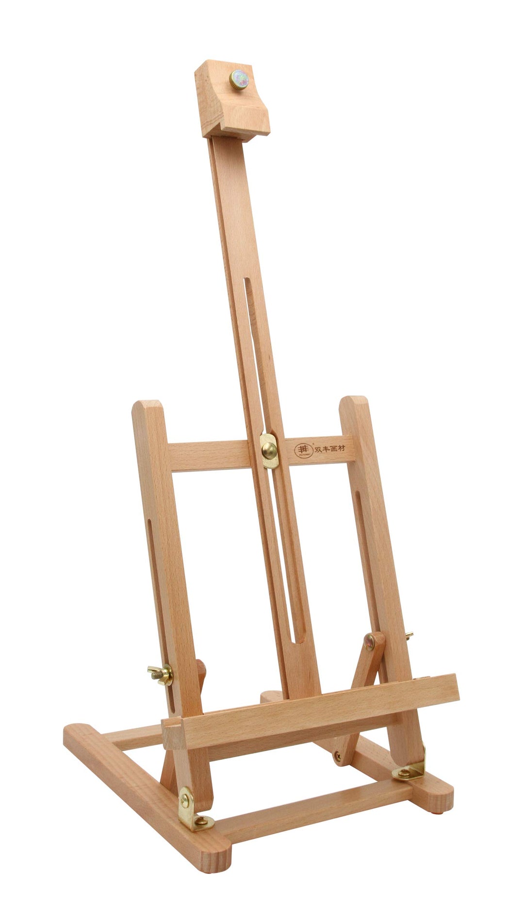 Paintersisters T-40 TISCHSTAFFELEI 65cm Buchenholz FSC® für Keilrahmen bis 40 cm, Sitzstaffelei, Mal
