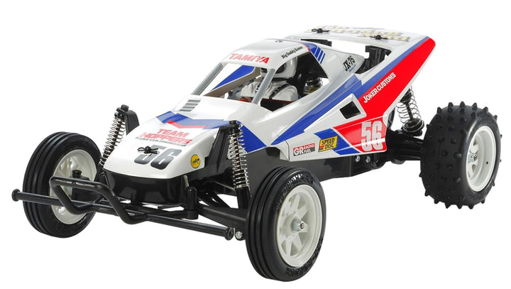 TAMIYA 58643" 1:10 RC The Grasshopper II 2017" Fahrzeug, Schwarz, Weiss, Rot, Blau