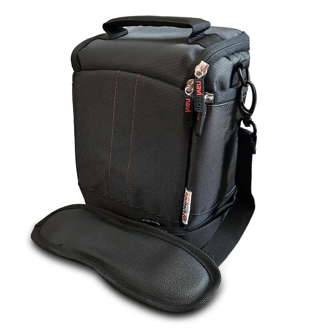 Navitech Schwarz Fernglas Tasche Kompatibel mit dem Nikon Prostaff P7 10x42 Fernglas