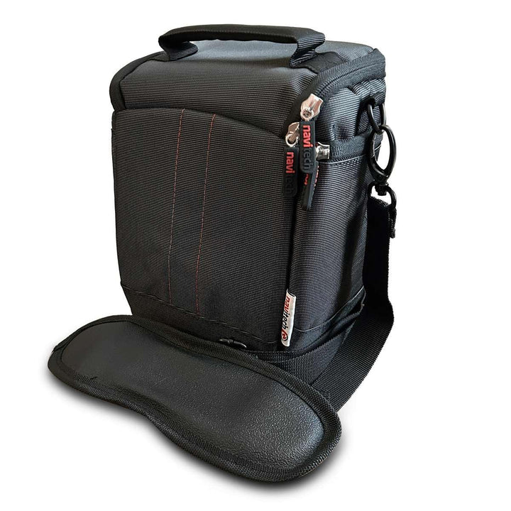 Navitech Schwarz Fernglas Tasche Kompatibel mit dem Nikon Prostaff P7 10x42 Fernglas