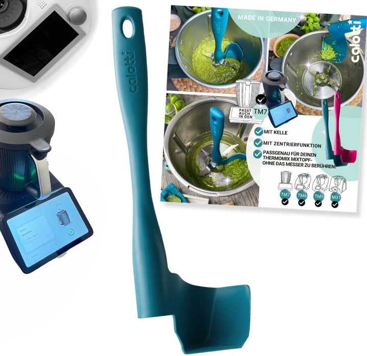Calotti® Drehkellenspatel für Thermomix® TM5®,TM6® und TM31® zum Entnehmen, Schöpfen und Portioniere
