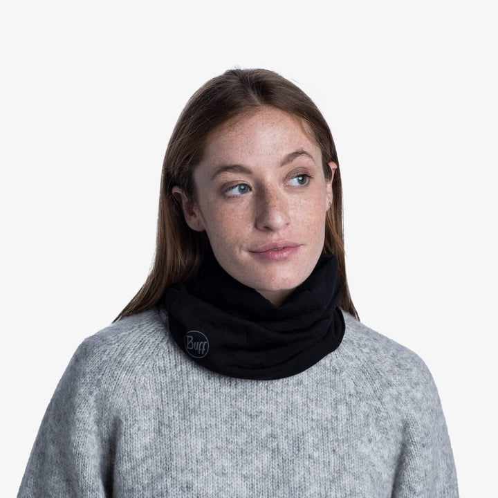 Buff Herren Midweight Merino Multifunktionstuch Solid Black Einheitsgrösse Einfarbig, Solid Black Ei