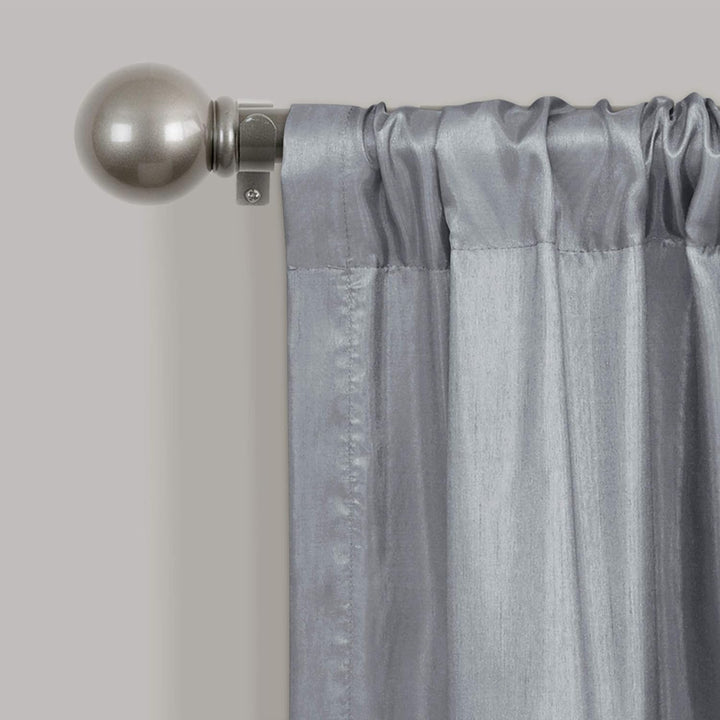 Lush Decor Sternenhimmel-Vorhang, 45,7 x 213,4 cm, Grau / silberfarben Grau und Silber 18"L x 84"W G