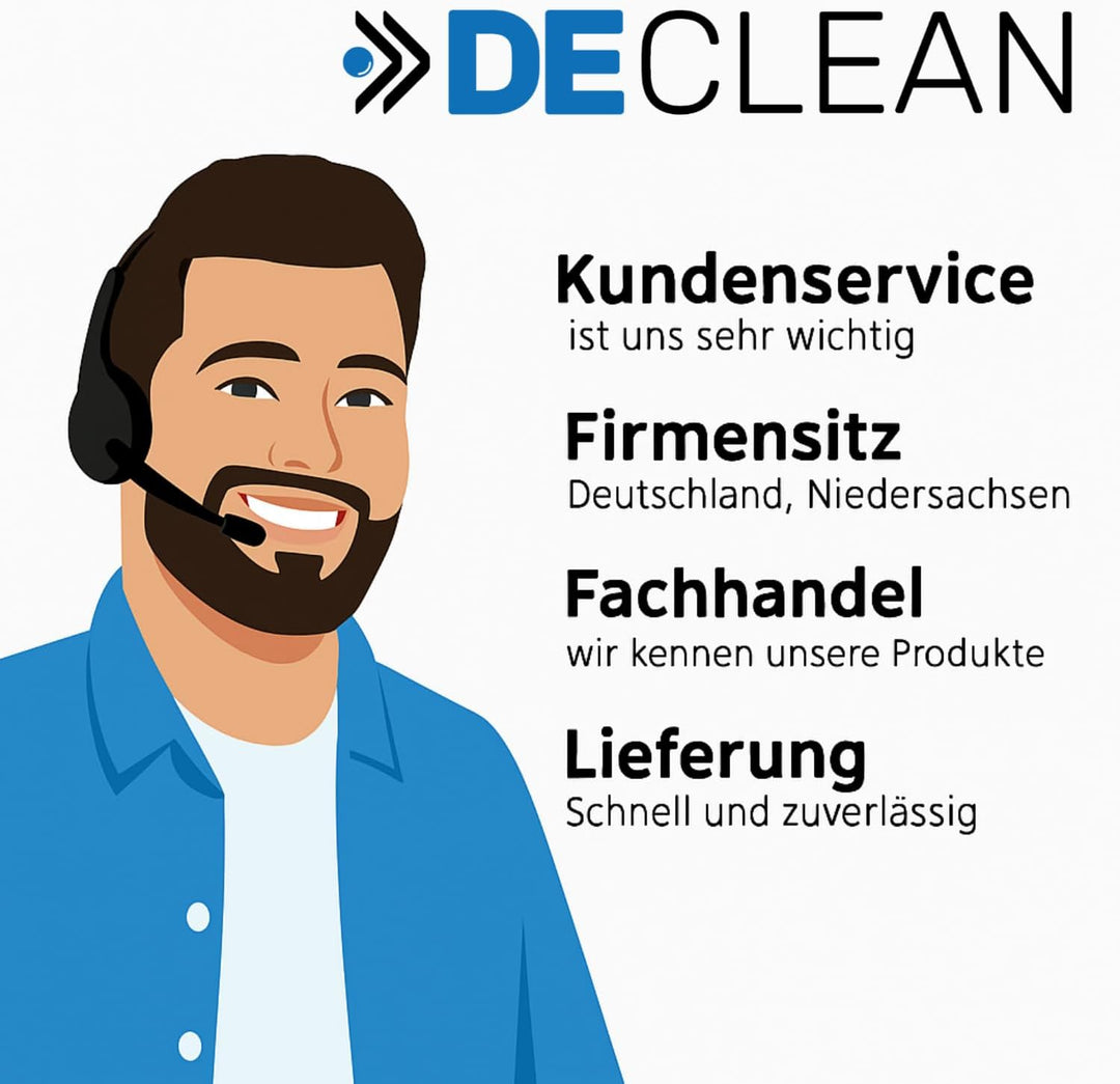 DeClean HEPA-Filter, kompatibel mit Miele Boost CX1 sowie 11639250 CX-FSF – Ersatz Hygienefilter für
