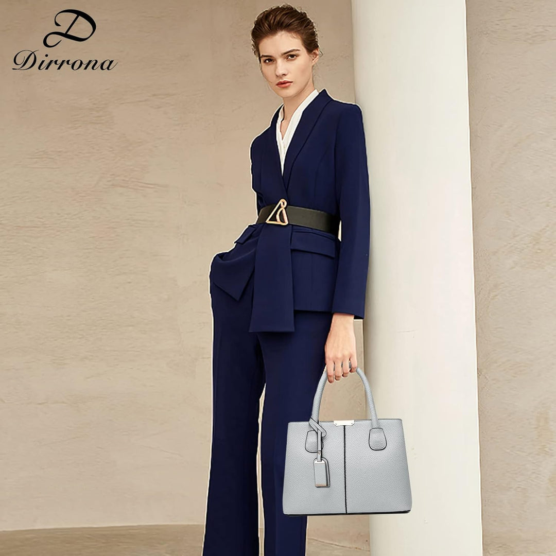 DIRRONA Elegant Damen Handtasche Schultertasche Gross Kapazität Umhängetasche Beiläufig Reise Tasche