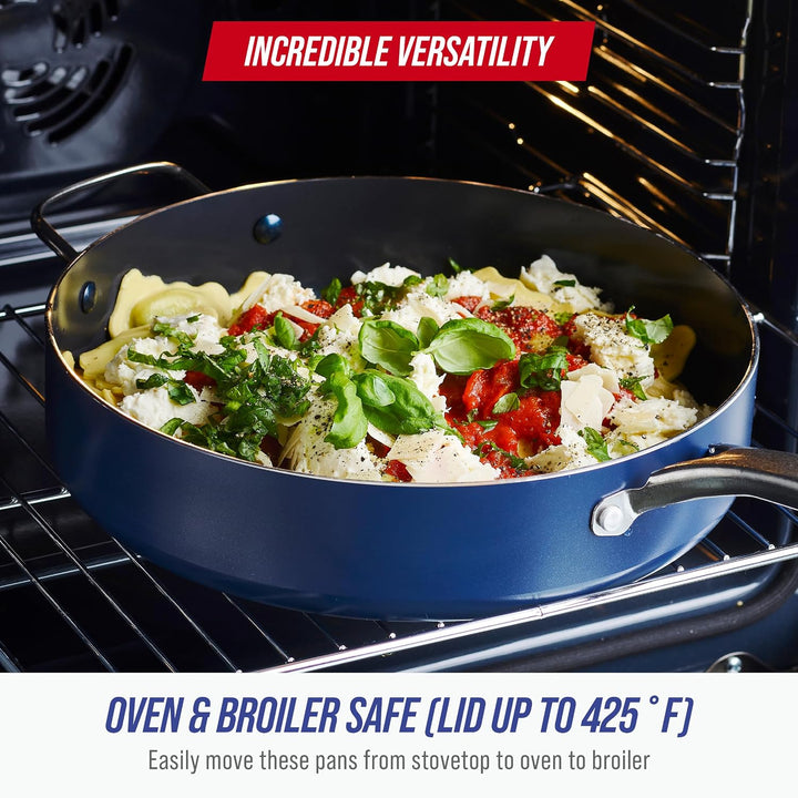 Blue Diamond 5QT Sautepan blau, 5QT Sautepan