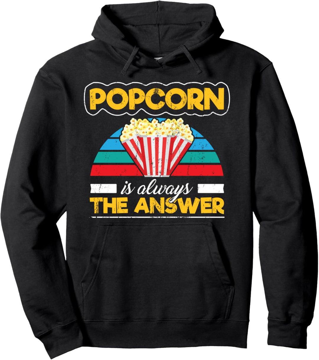 Film Nacht Snack Geschenk Lustiges Popcorn Pullover Hoodie