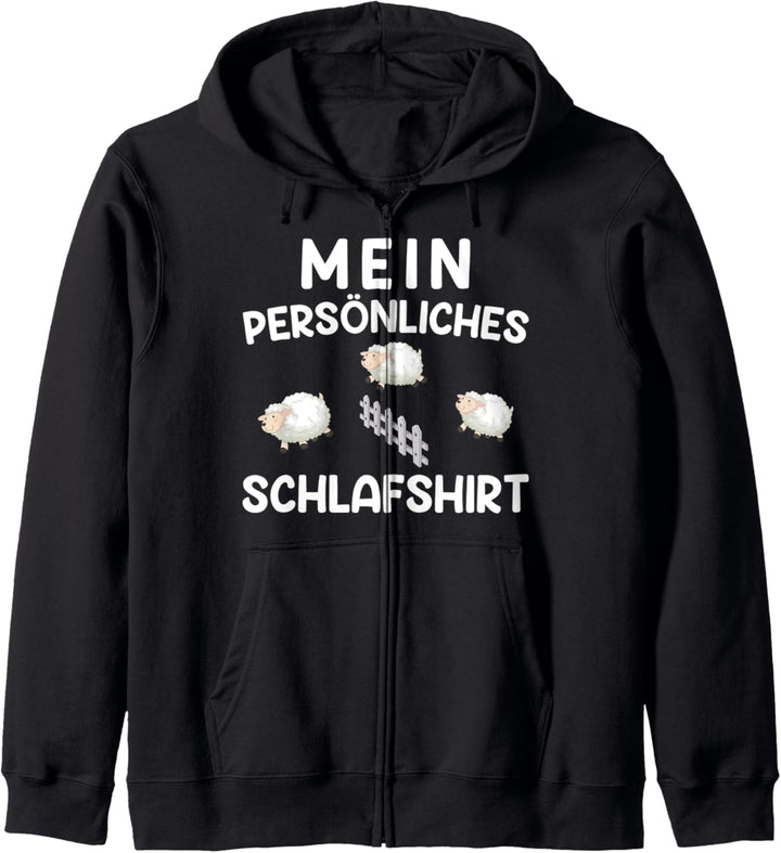 Mein Persönliches Schlafshirt | Nachthemd Pyjama Schaf Kapuzenjacke