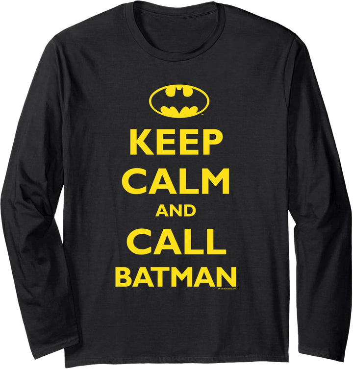 Batman Keep Calm Langarmshirt