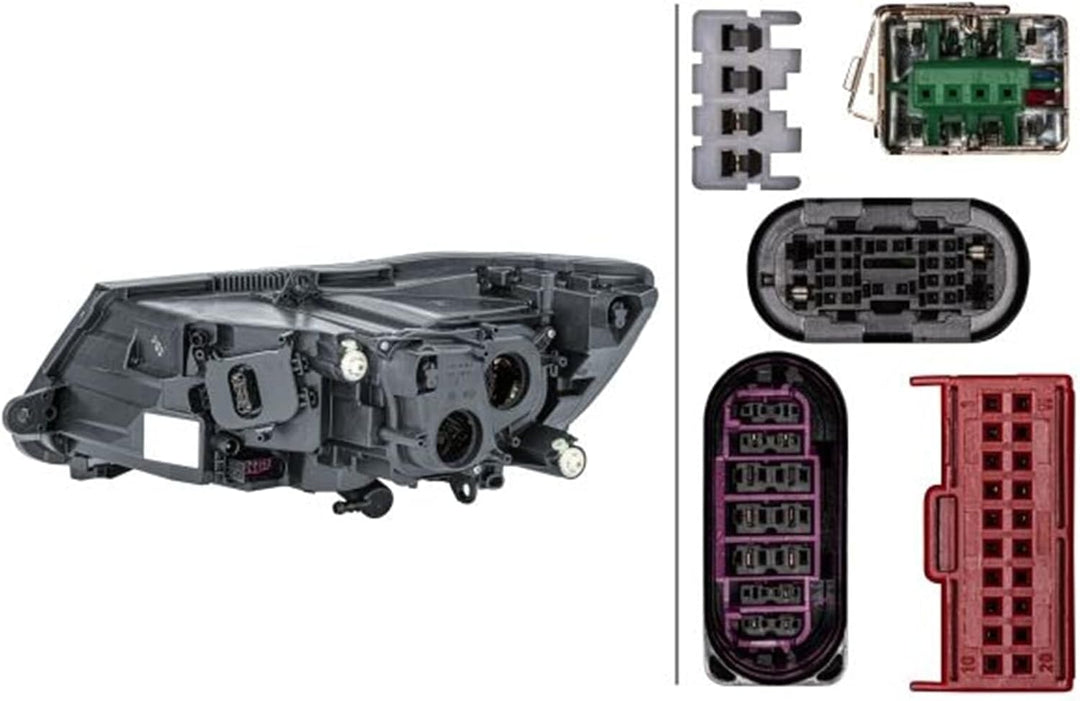 HELLA 1ZS 011 314-341 Bi-Xenon-Hauptscheinwerfer - rechts - für u.a. Skoda Superb II Estate (3T5) Re