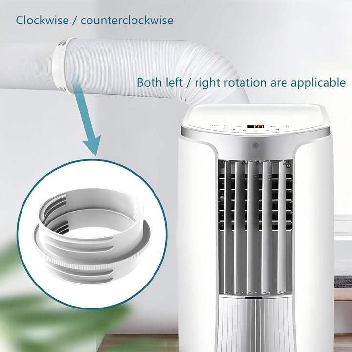 Klimaanlagen Abluftschlauch Adapter,130mm innen/150mm Aussen,Klimaanlagen Abgasschlauchkupplung,Klim