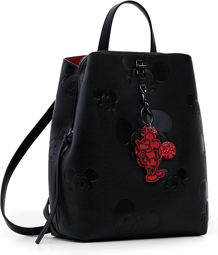 Desigual Damen Back_all Mickey_sumy BACK ALL MICKEY SUMY 2000 BLACK, Schwarz, Einheitsgrösse EU