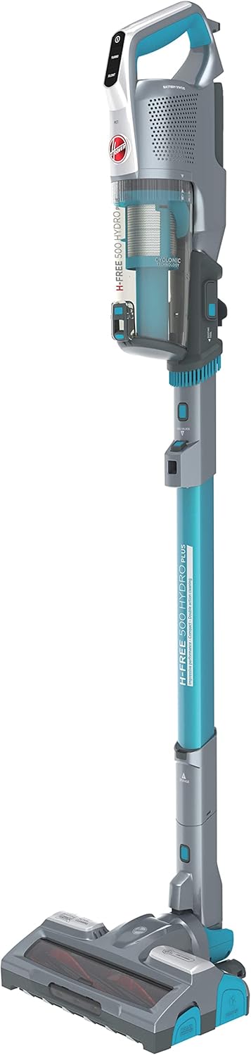 Hoover H-FREE 500 HYDRO PLUS Akku Saugwischer mit Licht – 3-in-1 Staubsauger mit Wischfunktion & Han