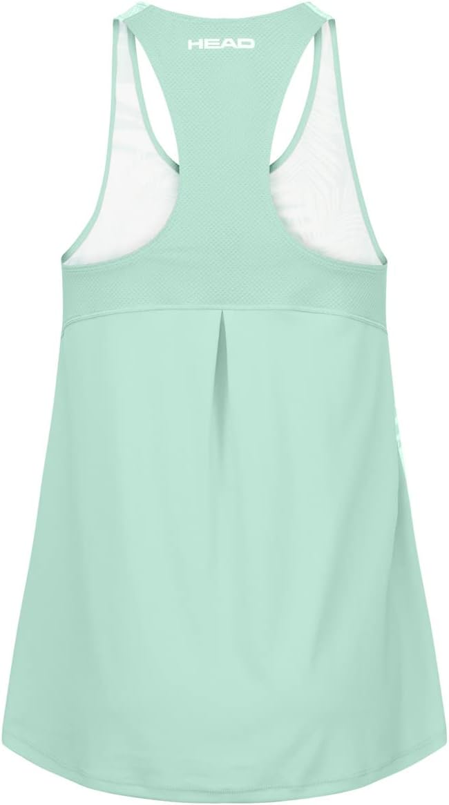HEAD Damen Agility Tech Tank Top XS Pastellgrün/Print, XS Pastellgrün/Print