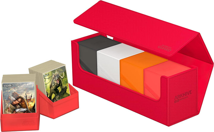 Ultimate Guard Arkhive 400+ XenoSkin Monocolor Rot, Rot