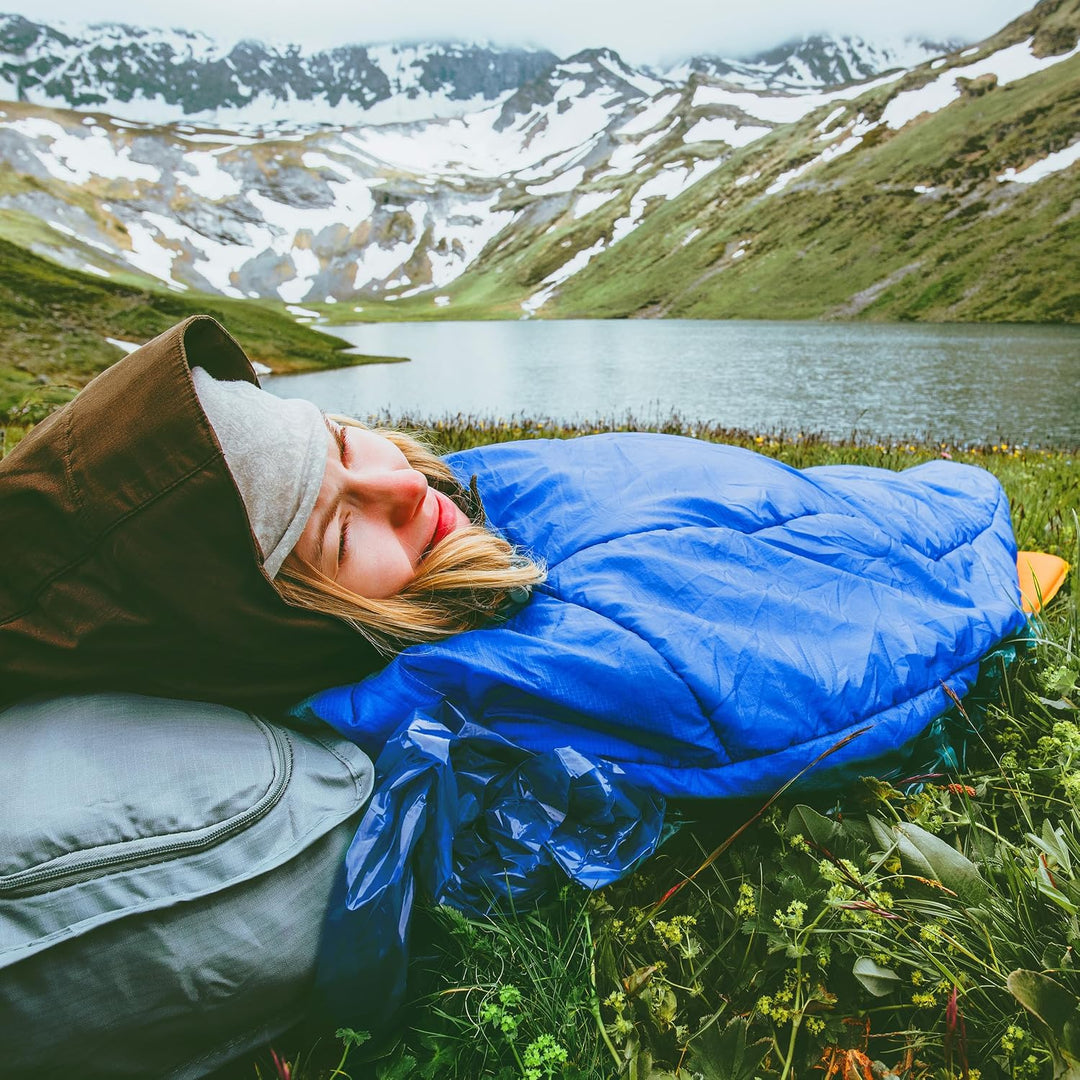 Retoo Schlafsack Outdoor Camping Deckenschlafsäcke Wasserabweisend Sleeping Bag für Rucksackreisen R