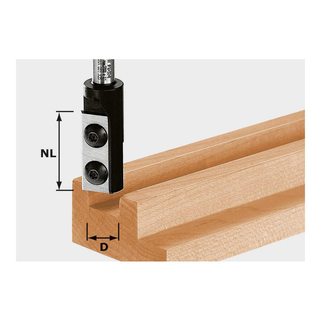 Festool Nutfräser-Wendeplatten HW D14/30 S8, HW D14/30 S8