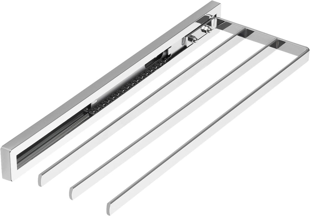 SOTECH Handtuchauszug Style 3-armig Chrom poliert 415 mm Auszugsweg 300 mm Handtuchhalter für Seiten