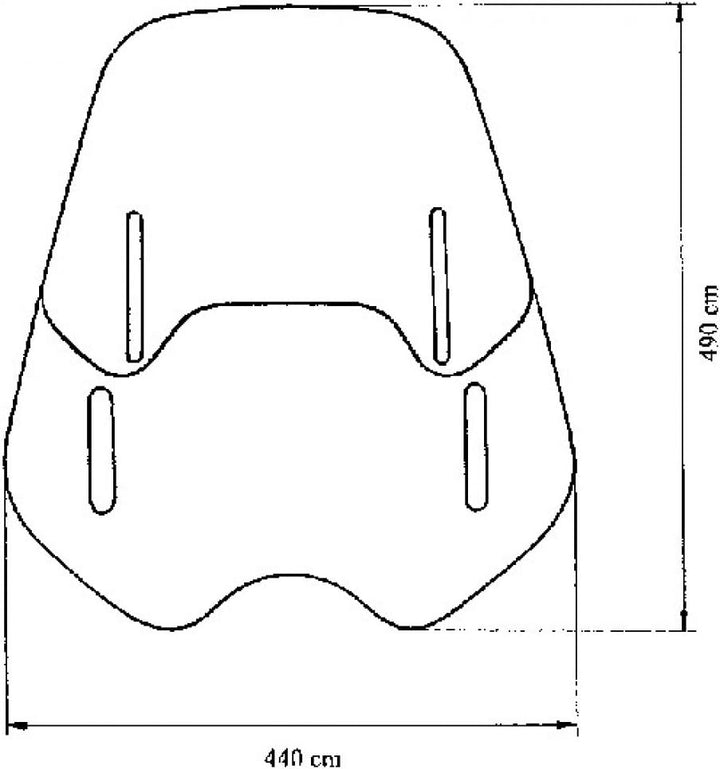 MRA Varioscreen for Naked-Bikes VNB rauchgrau 125 CLASSIC MF G 650 X MOTO E65X CAGIVA RAPTOR 650 M2,