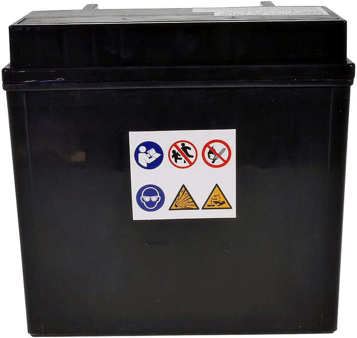 JMT Batterie 12 V 14 Ah (YTX14-BS) [wartungsfrei & versiegelt] kompatibel für Piaggio/Vespa MP3 400