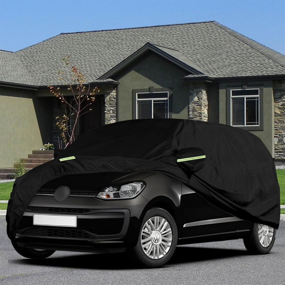 Autoabdeckung Wasserdicht Kompatibel mit VW UP 2011-2024, Atmungsaktiv Vollgarage Autoplane für Rege