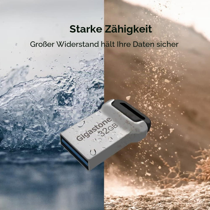 GIGASTONE 32GB Nano Flash-Laufwerk (5 Stück) Z90 USB 3.2 Gen 1, 100MB/s UltraSchnell, Mini, Metallde