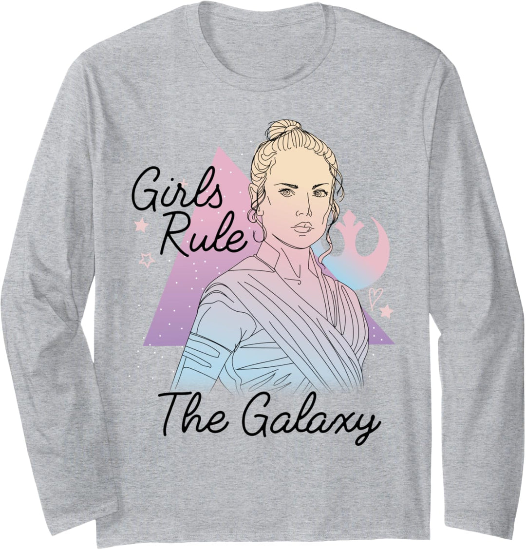 Star Wars: The Rise Of Skywalker Rey Girls Rule The Galaxy Langarmshirt