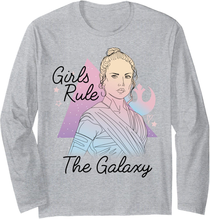 Star Wars: The Rise Of Skywalker Rey Girls Rule The Galaxy Langarmshirt