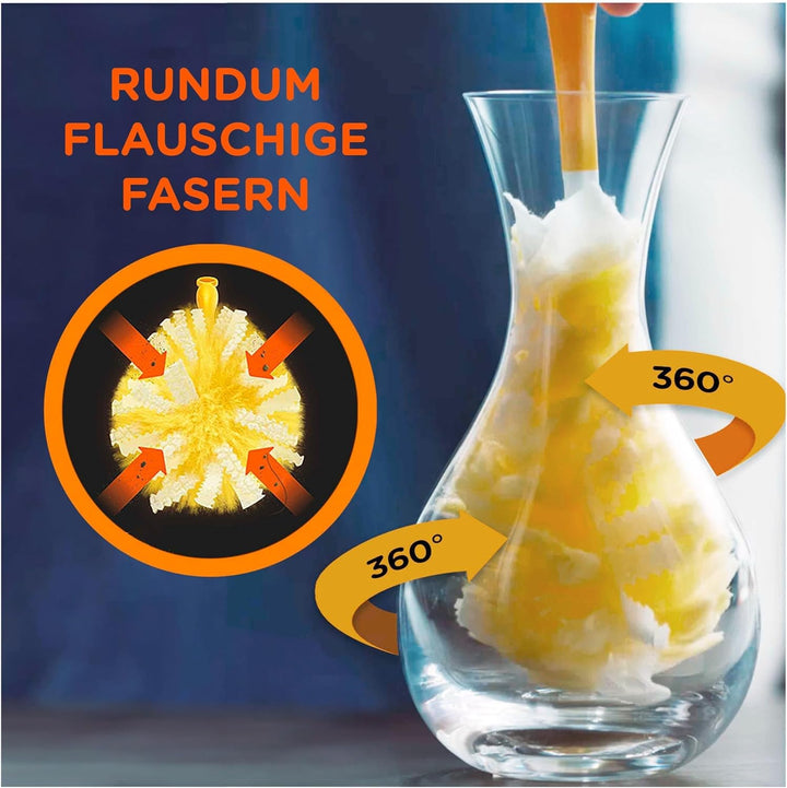 Swiffer Staubmagnet 360° Nachfüllpack 5 Tücher, Nimmt Staub, Haare & Allergene Aus Jeder Richtung Au