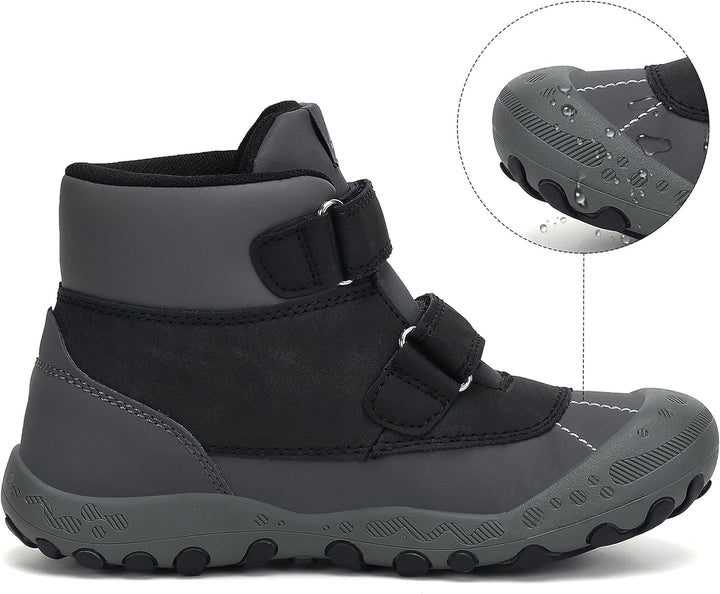 Mishansha Kinder Wanderschuhe Rutschfest Leicht Trekking Wanderstiefel für Jungen Mädchen Gr.24-38 S
