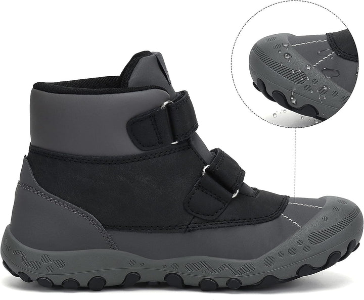 Mishansha Kinder Wanderschuhe rutschfest Leicht Trekking Wanderstiefel für Jungen Mädchen Gr.24-38 S