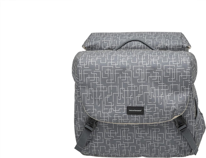 New Looxs Mondi Joy Double Racktime Doppeltasche, Ivy 38 Liter Ivy Grey, 38 Liter Ivy Grey