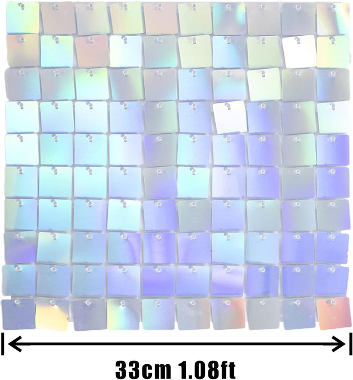 Kate Shimmer Wall Panels Pailletten Helles Silber Wand Pailletten Hintergrund Party Panels für Party