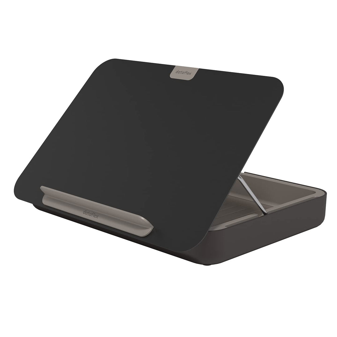 Dataflex Bento® Ergonomische Toolbox 903 Schwarz - Laptop-Ständer, Tablet-Ständer, Dokumentenhalter,