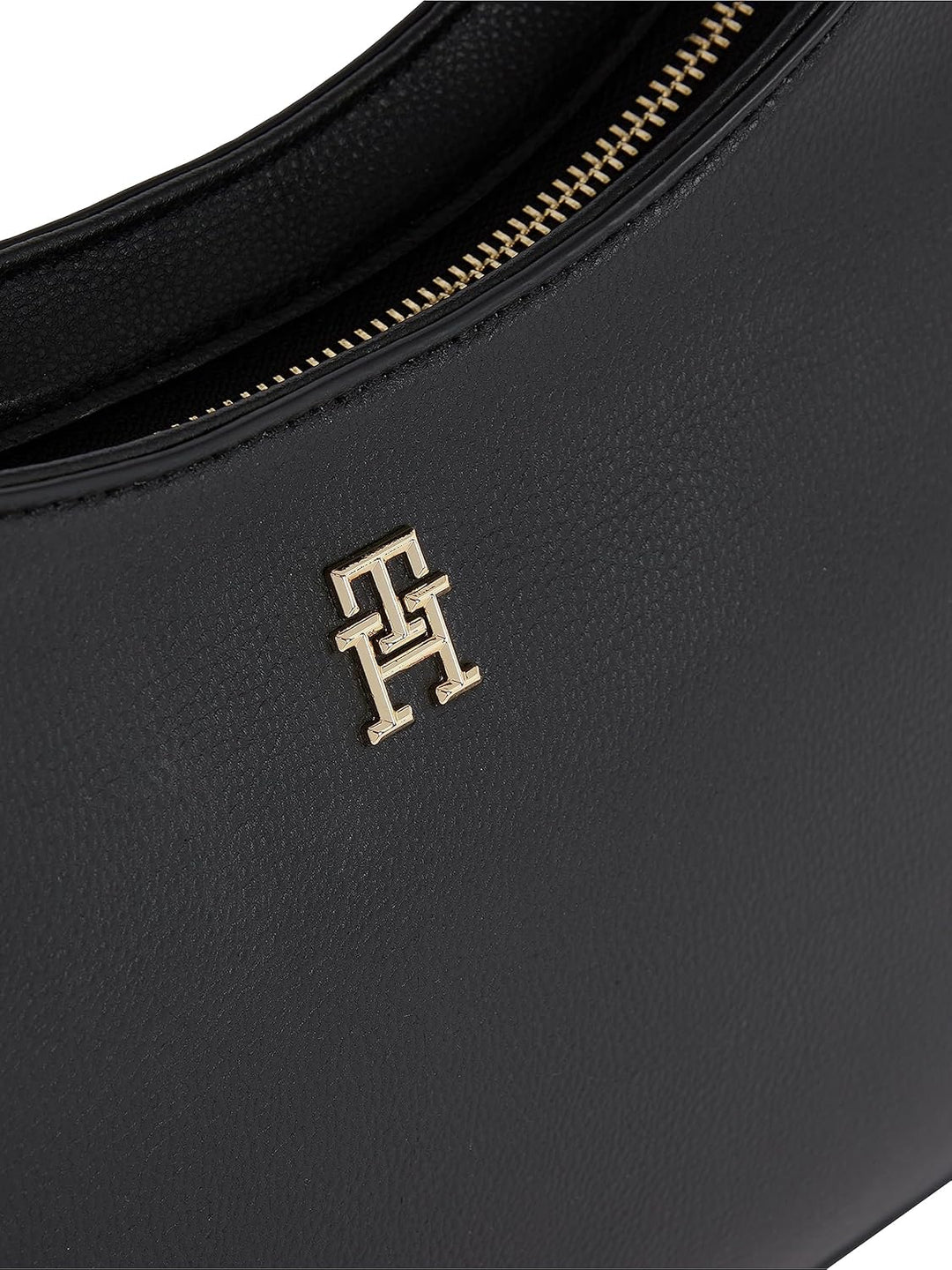 Tommy Hilfiger Damen Tasche Staple mit Reissverschluss Schwarz, Schwarz