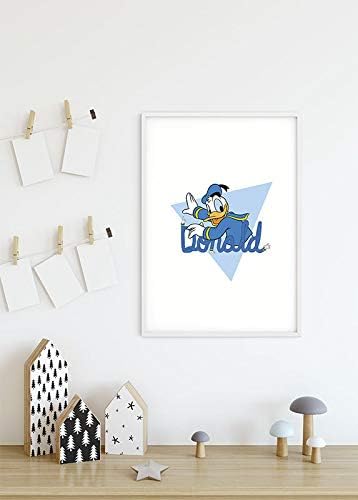 Disney Wandbild von Komar | Donald Duck Triangle | Kinderzimmer, Babyzimmer, Dekoration, Kunstdruck
