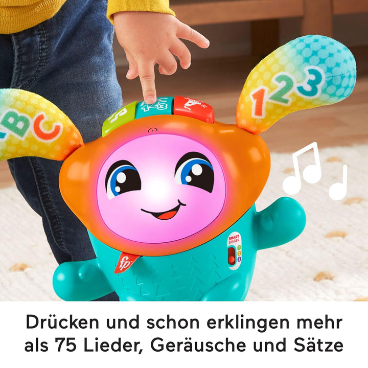 Fisher-Price DJ Tanzi BOUNCIN' Star (Deutsche Version) Elektronisches Lernspielzeug, Smart Stages-Le