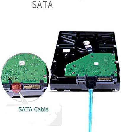 CABLEDECONN Sata 6 SATA Kabel High Speed 6Gbps 6 Teile/sata SAS Kabel Für Server 1M 6pcs/set, 6pcs/s