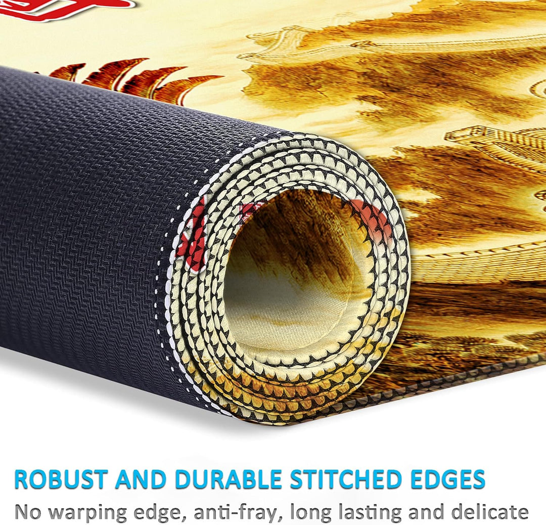 LL-COEUR Grosse Gaming Laptop Mauspad PC Tastatur Mausmatte XXL Schreibtischunterlage Büro Desk Pad