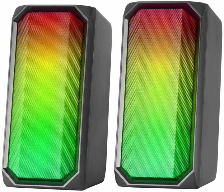 Mars Gaming MSRGB, Bluetooth Lautsprecher 15W, RGB Full Mesh, 2 Aktive Treiber, Schwarz