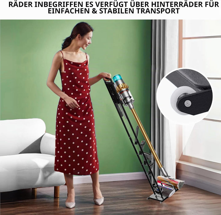 MORANGO Staubsaugerhalter kompatibel mit Dyson V15 V12 V11 V10 V8 V7 V6 - DC45/ DC35/ DC58/ DC59/ DC