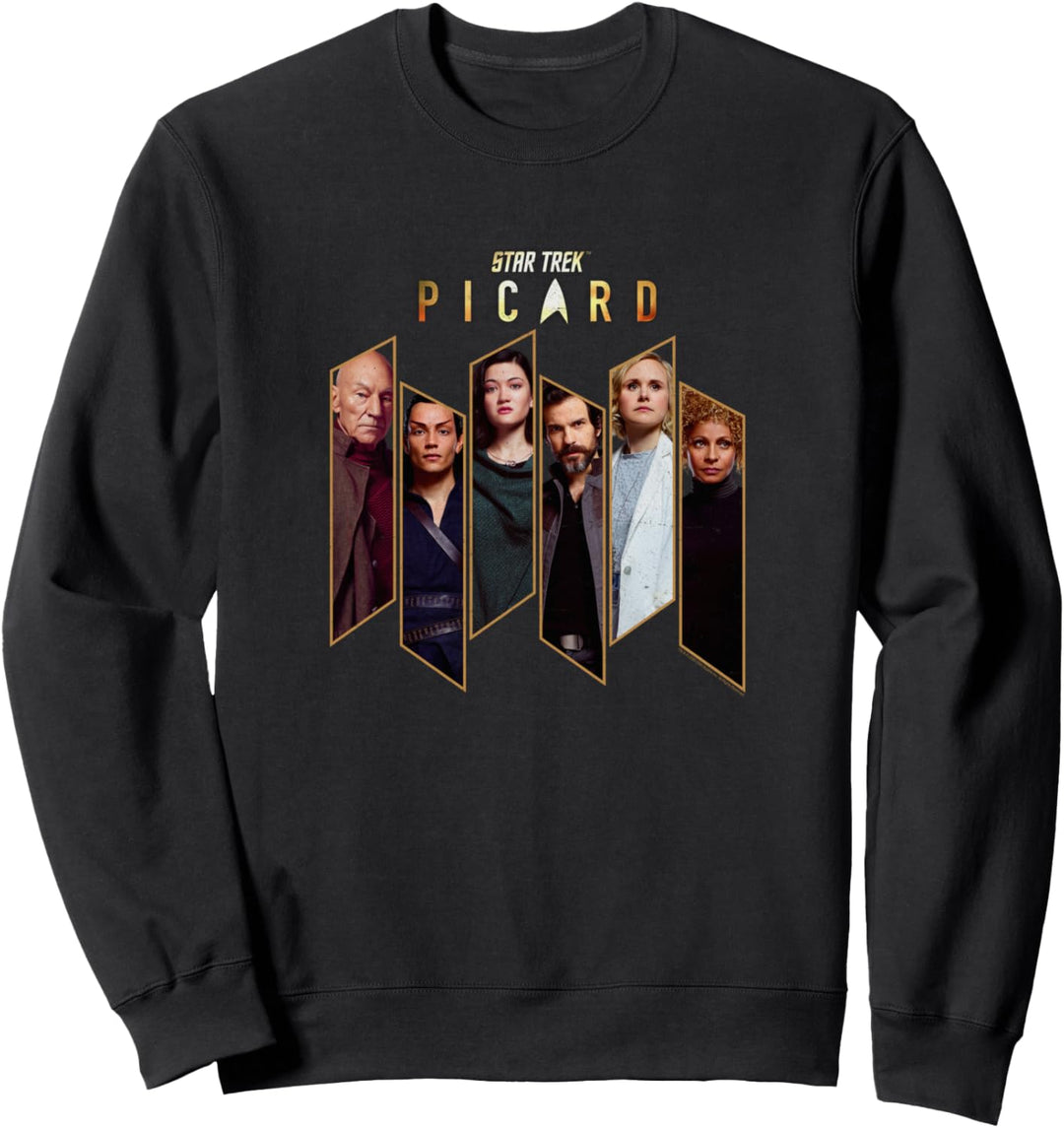 Star Trek: Picard Cast Photo Panels Sweatshirt