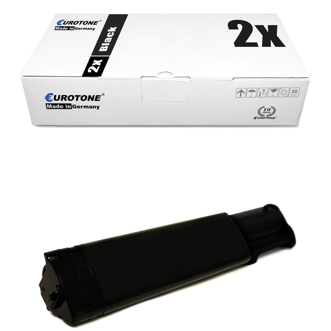 Eurotone 2X Toner mit 50% mehr Leistung für Epson Aculaser C1100 C11X N NF NFC ersetzen Epson Schwar