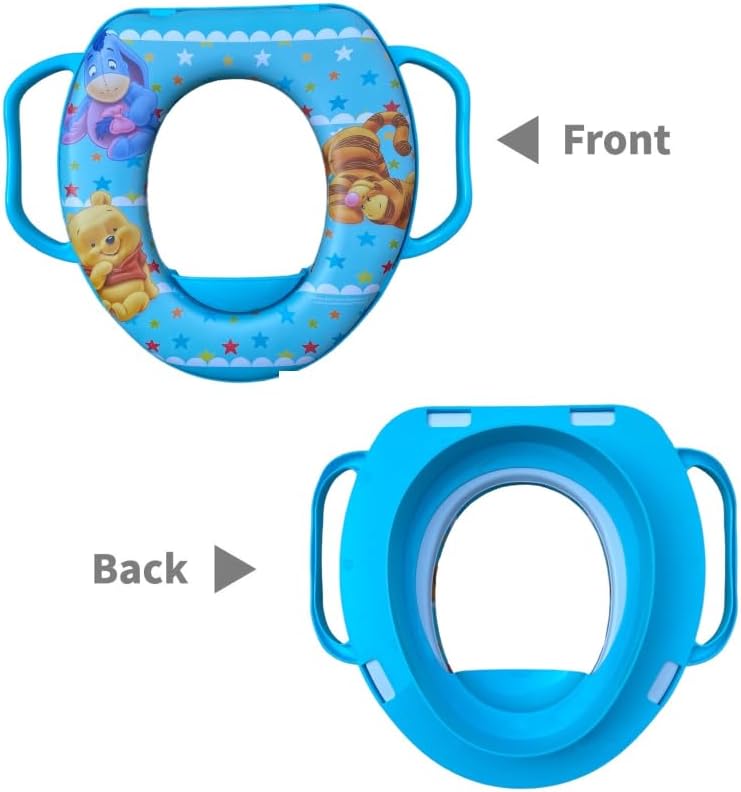 Winnie the Pooh Disney Toilettensitz für Kinder, universal, mit hellblauen Griffen Winnie Puuh, Hell