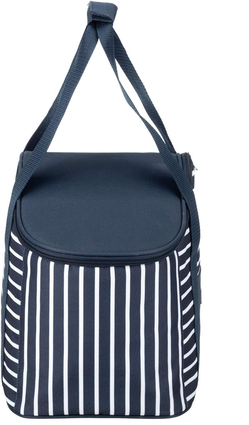 anndora Kühltasche 20 Liter - Farbwahl blau weiss navy, blau weiss navy