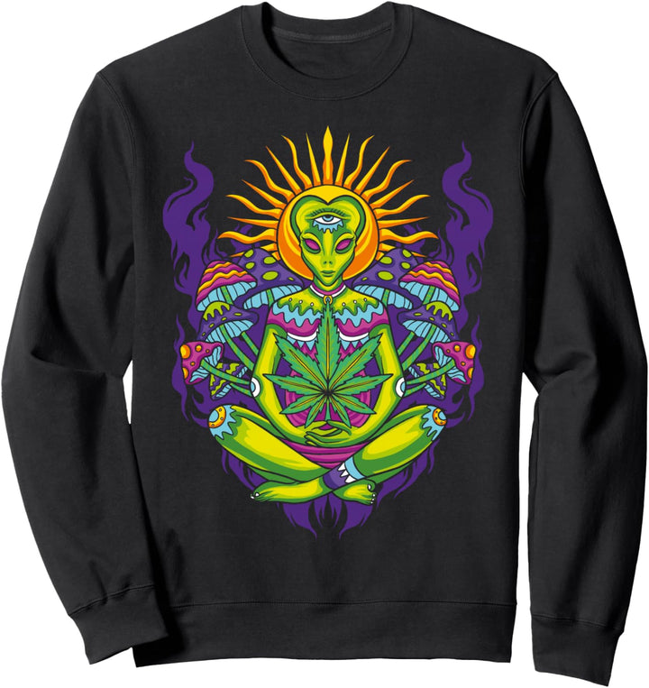 Psychedelic Acid Folk Trance Rock EDM Festival Goa Rave Sweatshirt